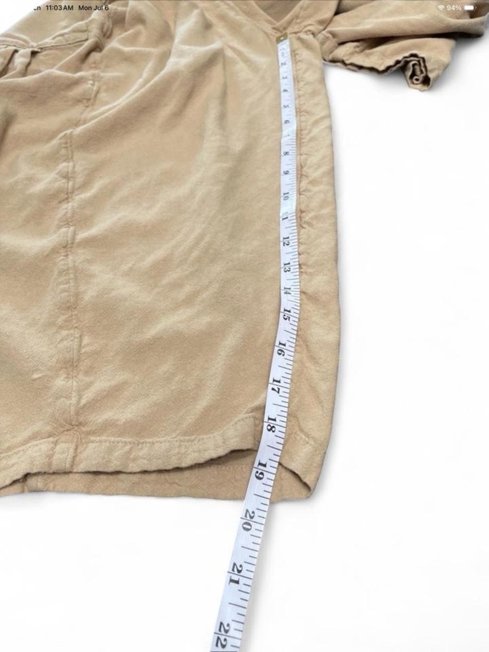 Free People Quinn Pants in Oat Bran Taupe Small - Picture 9 of 10
